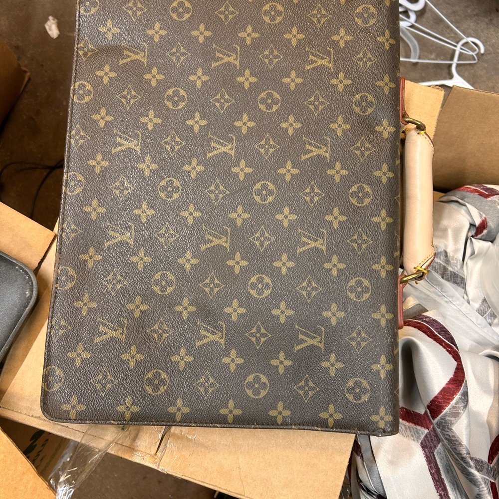 Louis Vuitton Brown Monogram Laptop Bag
